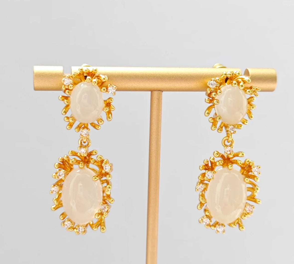 Moon stone Earrings