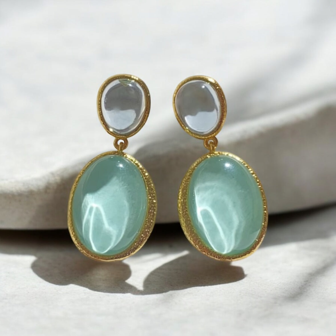 Green Jelly earrings