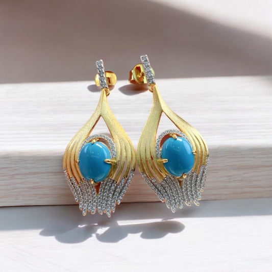 Turquoise drop earrings